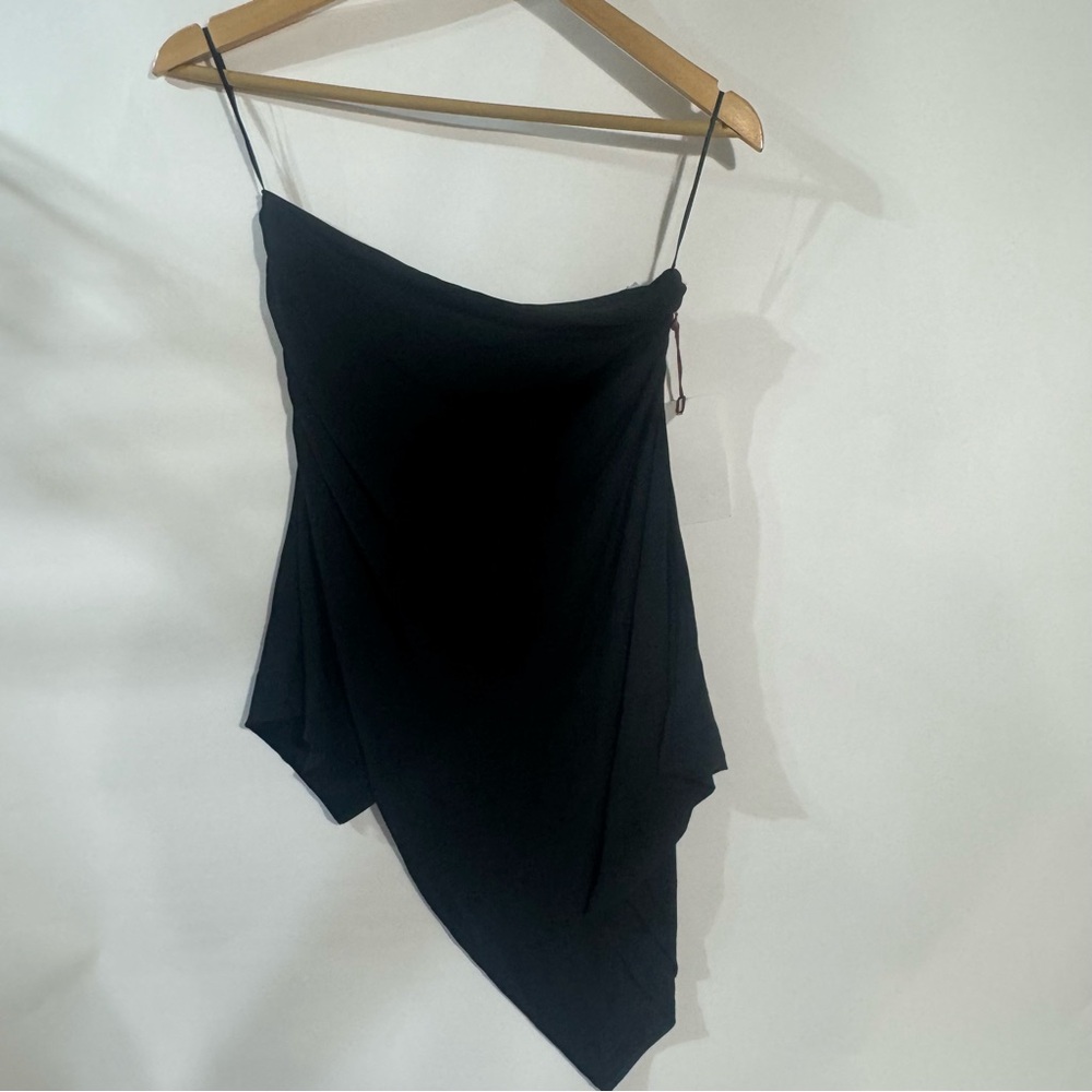 Lewit strapless black tops new with tags